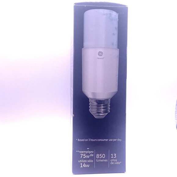 Reveal LED Bright Stik Light Bulb 14 Watt 850 Lumens 2-Pack Enhanced Spectrum - Picture 3 of 4